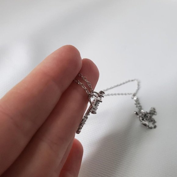 Sterling Silver Earrings Pendant Necklace Set - Picture 7 of 14